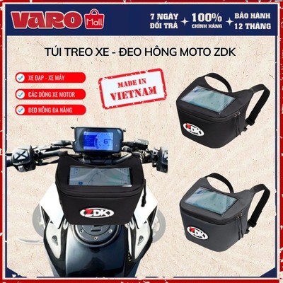Túi treo xe máy ZDK K Motor - Túi đeo hông cao cấp chống nước, màn PU cảm ứng đi tiện lợi khi di chuyển