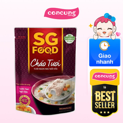 Cháo Sườn non, ngũ đậu SG Food