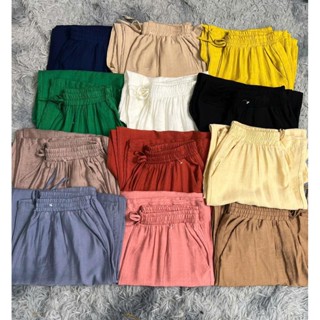 COMBO 2 Quần Đũi Tơ 12 Màu Chất Vải Mềm Mịn, Mát Quần Ống Suông Nữ Mặc Thoải Mái