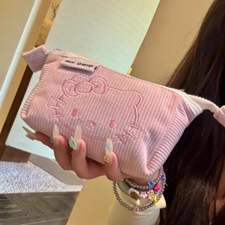  Túi đựng bút vải bông KAMI TB65 hoạ tiết Hello Kitty Hộp bút vải mềm họa tiết gấu thỏ ,túi đựng mỹ phẩm 