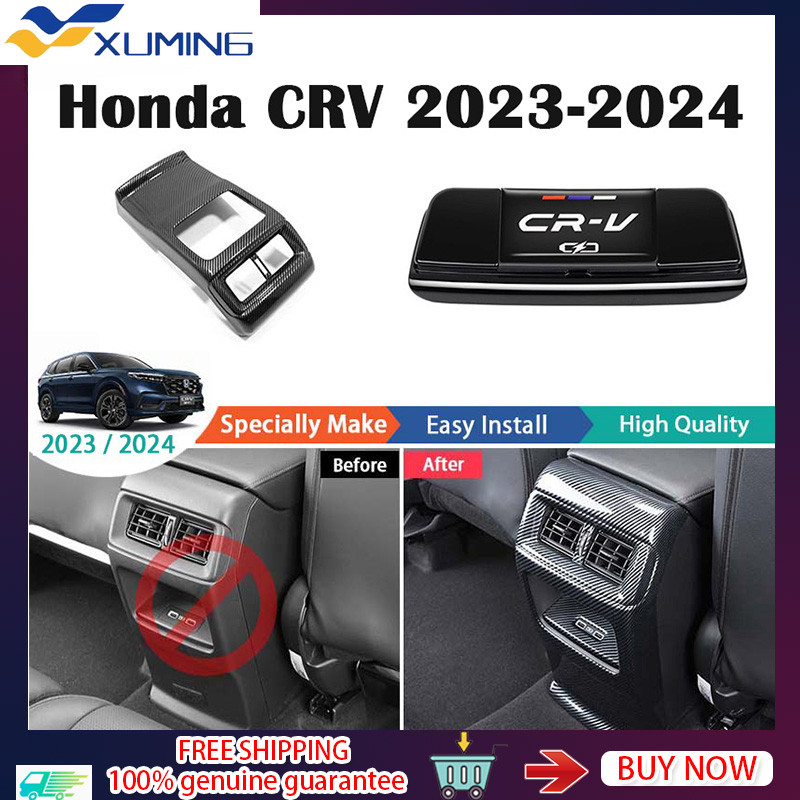 Honda CRV 2023 / 2024 Bộ Nội Thất Họa Tiết Sợi Carbon Chất Liệu ABS CRV Phụ Kiện CRV 2023 Viền Xe CR