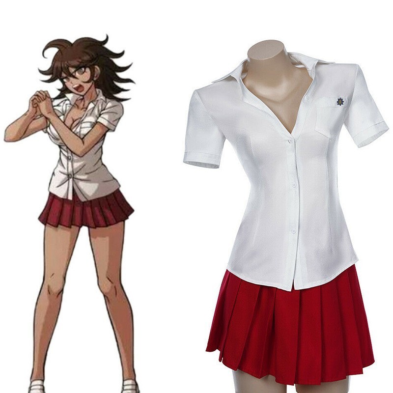 Cosplay Costume Akane Owari Màu Đỏ, Đồng Phục Thủy Thủ JK, Phù Hợp Cho Người Yêu Anime