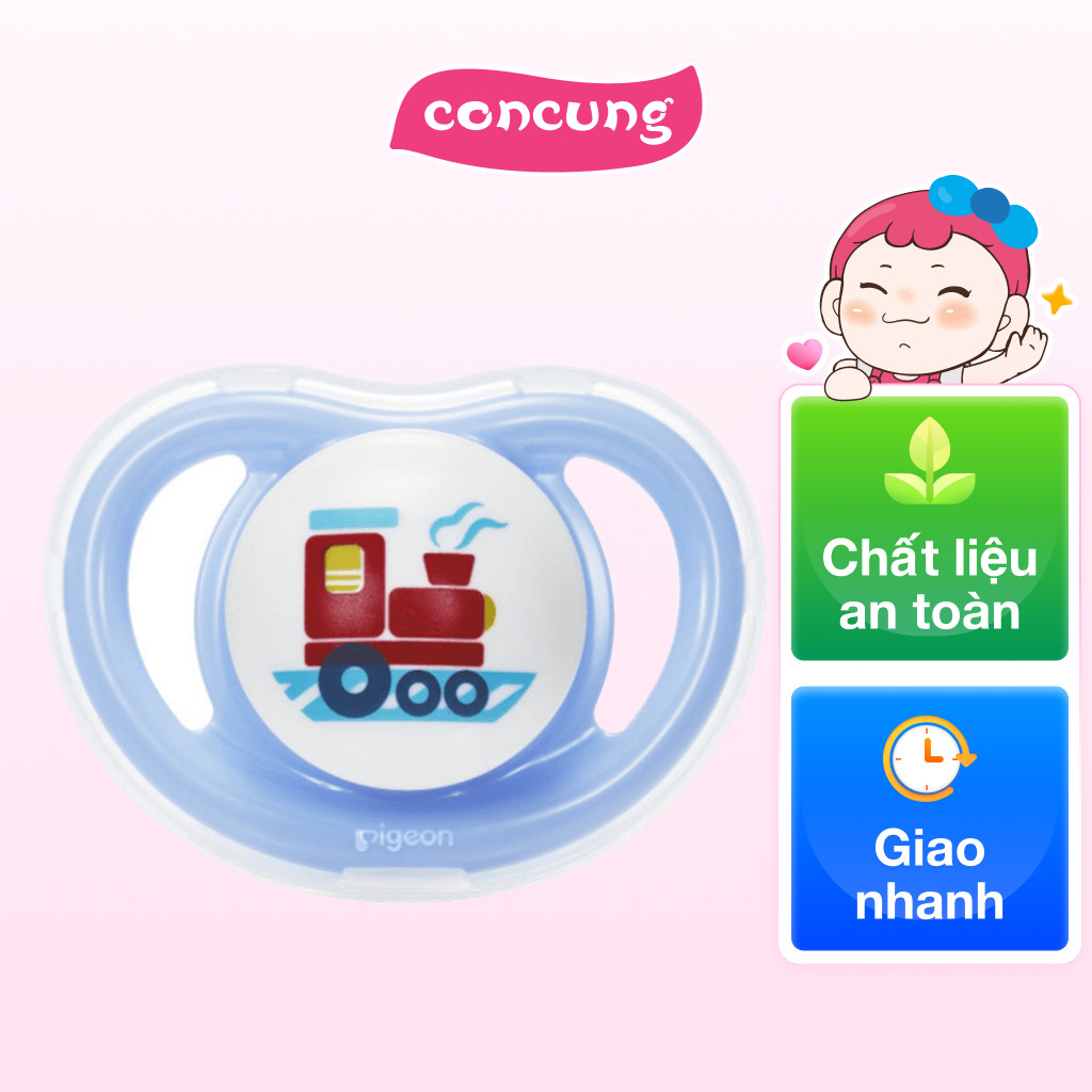 Ty ngậm Mini Light Pigeon size S (0M+, xanh dương)