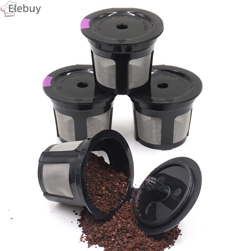 [Elebuy] Cốc K tái sử dụng cho Keurig - Máy pha cà phê Keurig Universal Fit 1.0 & 2.0 - Bộ lọc cà ph