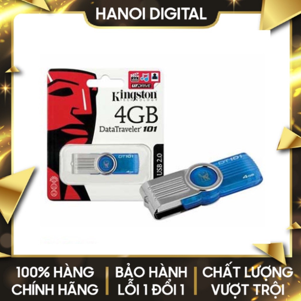 USB KINGSTON DT101 4GB đủ dung lượng bảo hành 1 đổi 1