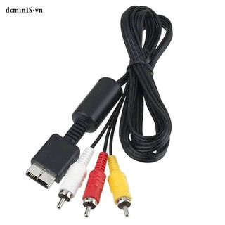 Trái 1 8m video av cáp dây 3 dây rca cho ps2 console cáp tay cầm chơi game