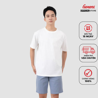 Áo phông nam cổ tròn Oversize Generos - Áo thun trơn basic cao cấp dày dặn co dãn MF010124003ON