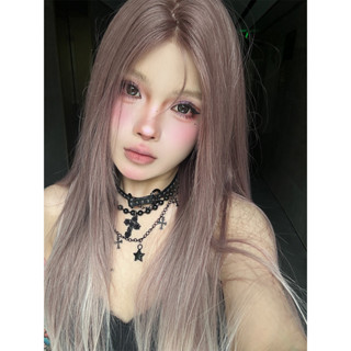  Tóc Giả Ren Một Chữ Koni Nữ Hàng Ngày Phong Cách Mới Giữa Chiều Dài Tóc Thẳng W012 