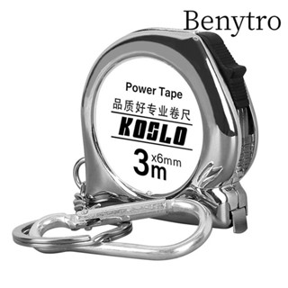Benytro Thước băng móc khóa, Thước đo 300cm Thước đo quà tặng Thước có thể thu vào, Móc khóa Mini Dụng cụ đánh răng tinh tế tại nhà