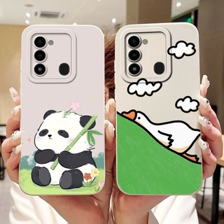 Ốp Lưng Cho Tecno Spark 9 KG5p 8C KG5k KG5j Hoa Thẩm Mỹ Dễ Thương Mèo Bé Trai Đen Chống Sốc Vỏ Điện Thoại Techno Spark 8C