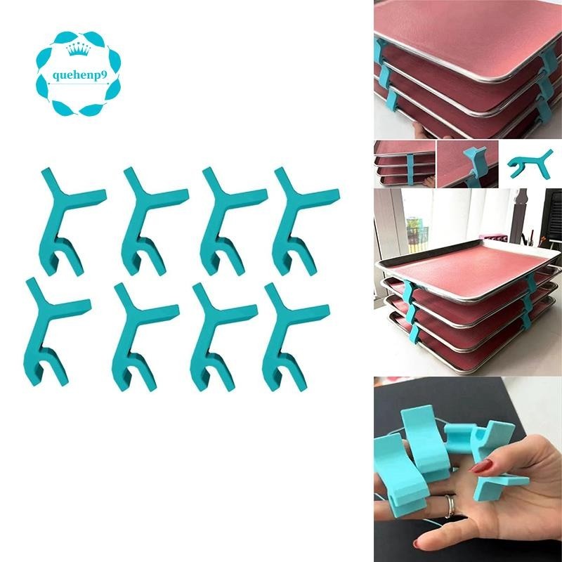 Máy xếp khay tiết kiệm không gian Khay xếp chồng cho lò nướng, tủ đông và nhà bếp Mặt bàn bền và có thể tái sử dụng