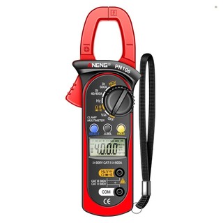 Aneng pn106 đồng hồ kẹp kỹ thuật số 4000 đếm đồng hồ vạn năng phạm vi tự động với cảm ứng điện áp ncv đồng hồ vạn năng cầm tay cầm tay lcd diaplay đo ac / dc điện trở dòng điện ac / dc