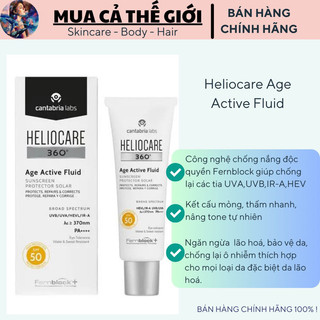 Kem chống nắng Heliocare Age Active Fluid