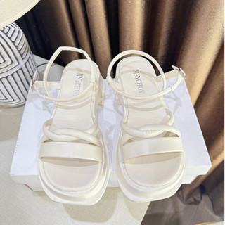 Dép sandal nữ quai hậu Baldum da đế cao 5 cm