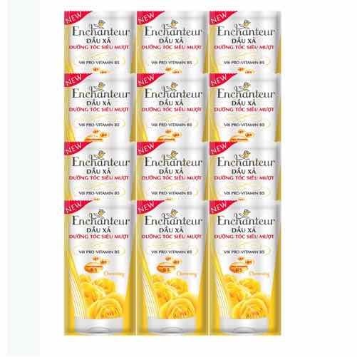 36 gói Dầu Xả / Dầu gội Dưỡng Tóc Siêu Mượt Enchanteur Vàng - Tím date mới