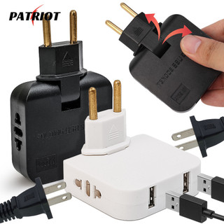 1 / 2 Cái 180° Bộ chuyển đổi ổ cắm xoay - Bộ sạc mở rộng 4 trong 1 EU - Ổ cắm chuyển đổi sạc du lịch - Bộ chuyển đổi điện phích cắm tường - Bộ chuyển đổi ổ cắm USB sang EU