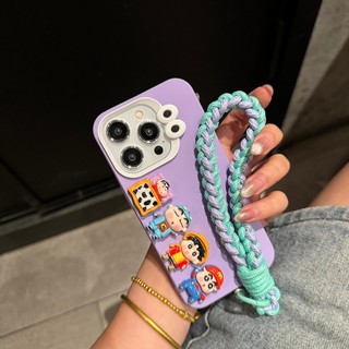 Hàn Quốc Ngộ nghĩnh 3D Hoạt Hình Thỏ Ốp Lưng Điện Thoại iPhone 15 14 Plus 13 12 11 Pro Max Có Dây Đeo Dây Xích Chống Sốc Trường Hợp Siêu Dễ Thương