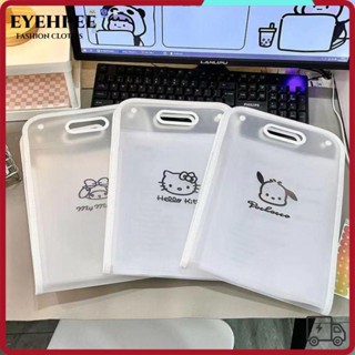 Thư mục lưu trữ giấy kiểm tra EYEHPEE, 13 túi Thư mục tập tin PP A4, Thư mục phong bì dễ thương In hình hoạt hình Túi đựng tài liệu sắp xếp tập tin