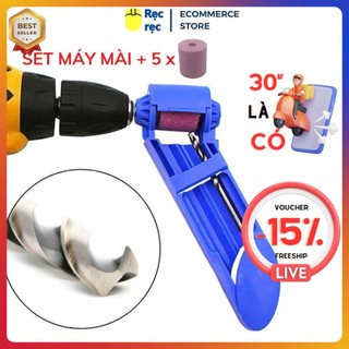 [Giá sỉ] Bộ Dụng cụ mài mũi khoan 2 ly -13 ly, Cữ đá mài mũi khoan cầm tay kèm đá mài thay thế