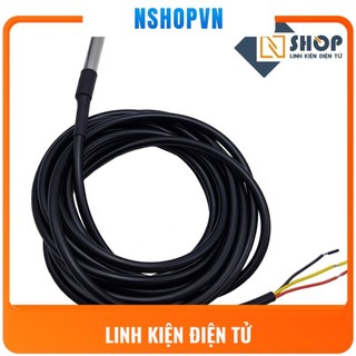 Cảm biến nhiệt độ DS18B20 dây mềm 3 mét