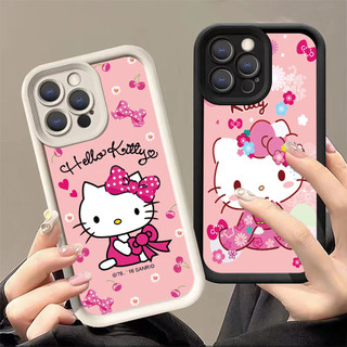 Ốp Lưng Silicon Cho Xiaomi Redmi Note 11 se 11s 10 10s 10T 9 9s 8 K70e K70 K60e Pro Plus 5G Phim Hoạt Hình Kitty Vỏ Ống Kính Máy Ảnh Bảo Vệ Toàn Diện Vỏ Điện Thoại
