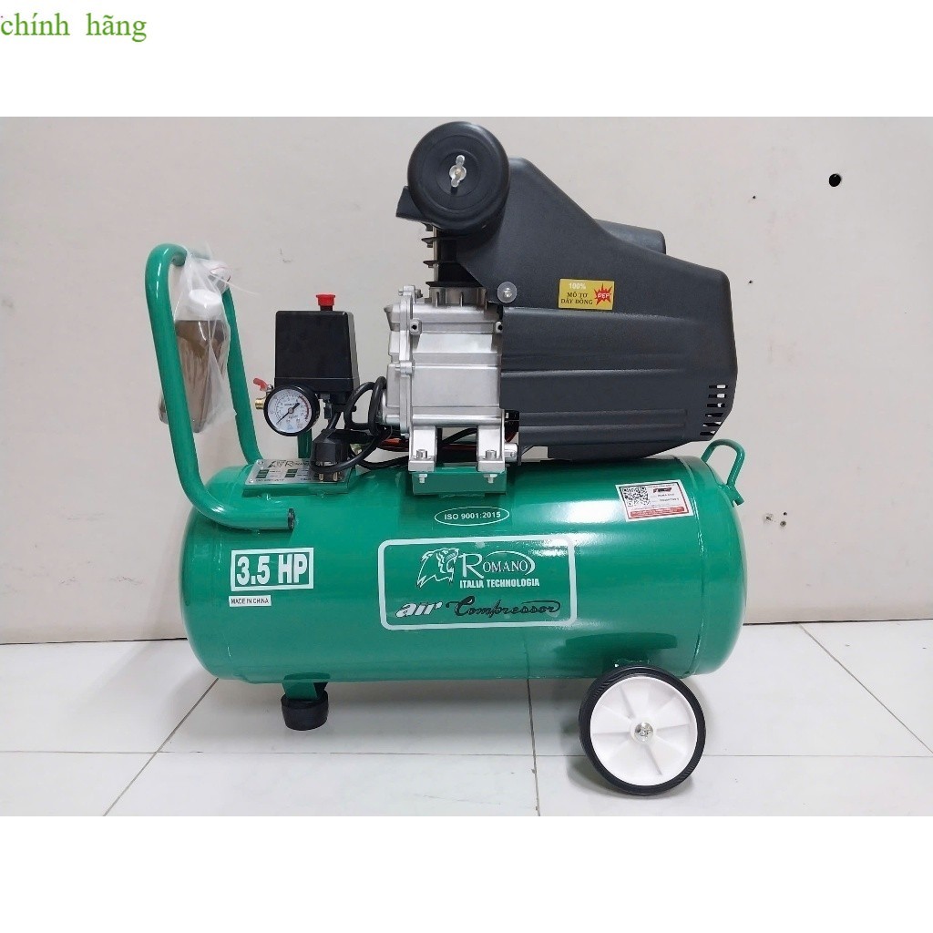 Máy Nén khí có dầu 30 lít ROMANO /Pittong 47 /nên hơi nhanh /cam kết đúng hàng FD