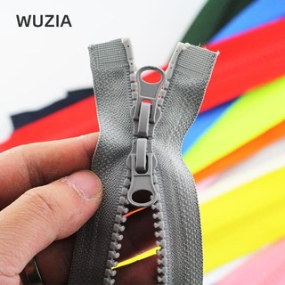 WUZIA Khóa kéo hai chiều, Dây kéo nhựa trượt đôi 90cm, Dây kéo răng nhựa mở #5 Áo khoác có khóa kéo dài