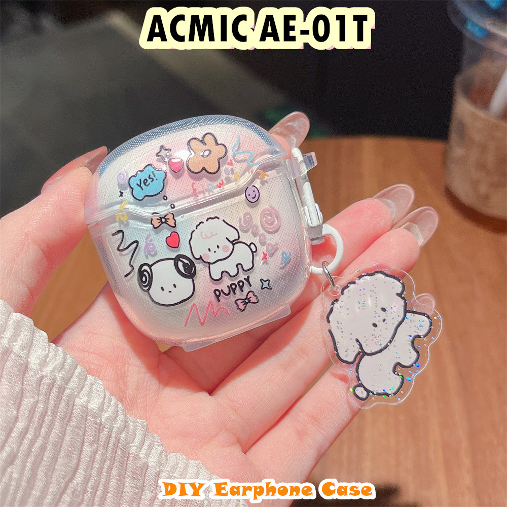 [Cung cấp trực tiếp] Dành cho vỏ ACMIC AE-01T Vỏ tai nghe silicon mềm DIY Phim hoạt hình dễ thương