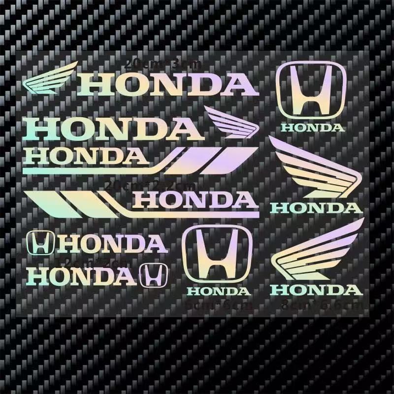 Miếng Dán Phản Quang Cho Xe Máy Honda RX125 PCX160 CBR650R CM300 CB400F