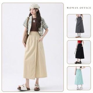 Quần giả váy bigsize xẻ tà cao cấp nữ GV05, quần ống rộng cỡ lớn cho nữ cạp chun giúp dáng thon gọn