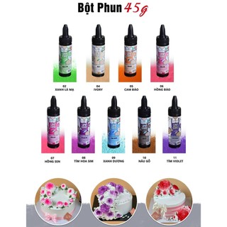 Màu Unicorn Bột Phun -  45 gram