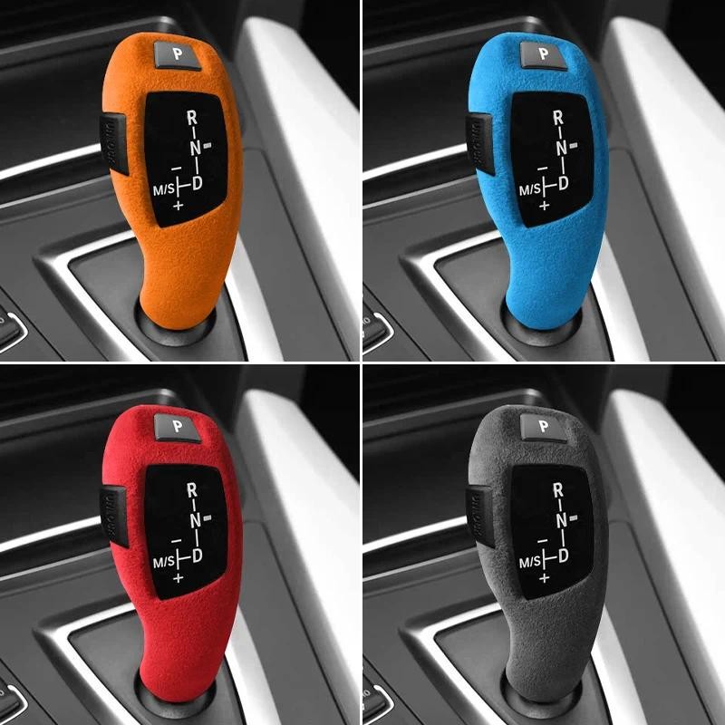 Được Làm Bằng Alcantara Cho Xe BMW 1er F20 F21 2er F22 F23 Xe Bánh Răng Dịch Chuyển Núm Sang Số Khởi