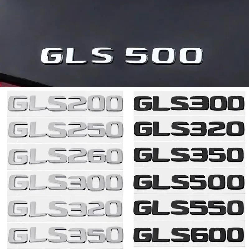 ABS Chữ Cái Xe Dán Đuôi Thân Xe Biểu Tượng Huy Hiệu Cho Xe Mercedes Benz GLS200 GLS250 GLS260 GLS300