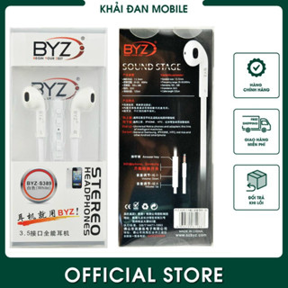 TAI NGHE NHÉT TAI CÓ DÂY BYZ  S389 JACK 3.5MM HỖ TRỢ ĐÀM THOẠI BẢO HÀNH 9 THÁNG