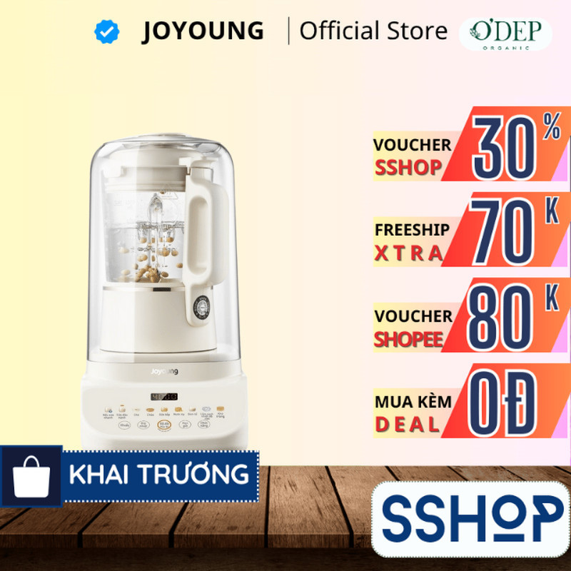 Máy làm sữa hạt đa năng Joyoung JHSB-602 | Công suất 1000W | 12 chức năng - SSHOP SSO