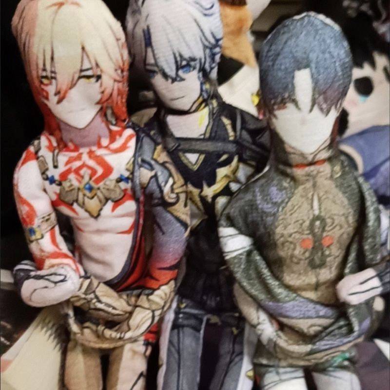 Honkai Star Rail Sunday Aventurine Sang Trọng Búp Bê Nhồi Bông Khớp Đồ Chơi Xoắn Phainon Mydei Anaxa