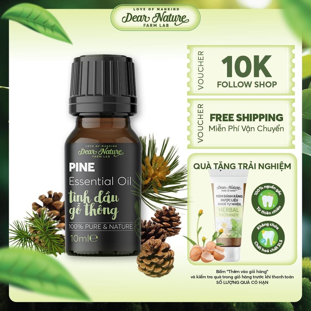 Tinh dầu thiên nhiên nguyên chất Gỗ Thông Dear Nature