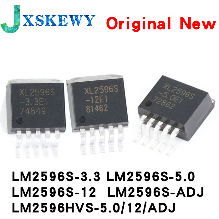 Chip gốc 5 cái / lốc LM2596S-ADJ LM2596S-5.0 LM2596S-3.3 LM2596HVS-ADJ LM2596HVS-5.0 LM2596S-12 LM25
