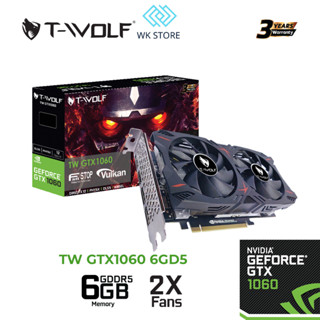  VGA T-Wolf GTX 1060 6GB GDDR5 Mới BH 36T 