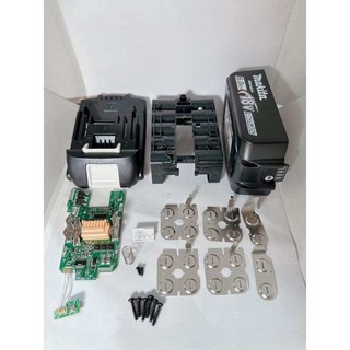 Vỏ pin makita 18v 5.0ah kèm mạch nhận sạc zin ,vỏ có leb báo pin