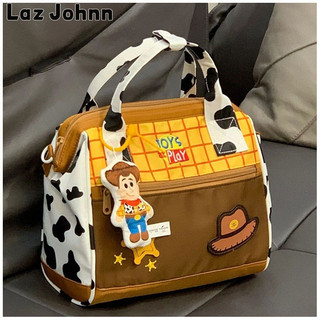 Laz Johnn Học sinh mới sức chứa cao một vai tote hoạt hình dễ thương tote đeo chéo