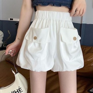 Bí Ngô Bloomers Quần Short Nữ Xuân Hè Mặc Ngoài 2024 Phong Cách Mới Co Giãn Cao Cấp Rời Nhỏ Thường Ngày Quần Phồng20240708