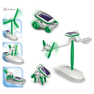 Đồ chơi Giáo dục Robot năng lượng mặt trời công suất 6 TRONG 1 DIY Kit dành cho trẻ em Học tập Khoa học mới