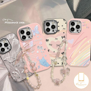 Dành Cho Samsung A13 A02s A15 A05 A52 A50 A25 A14 A51 A22 A04s A12 A54 A34 A32 A05s A24 A04 A30s A03s A03 A53 A23 A52s A33 A50s Tranh Sơn Dầu Dễ Thương Trái Tim Nơ Vòng Tay Bướm