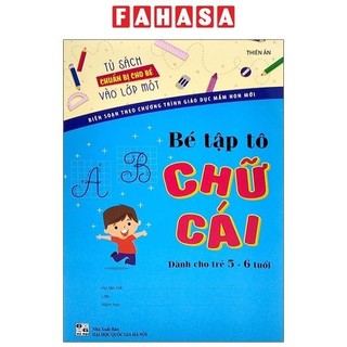 Sách Tủ Sách Chuẩn Bị Cho Bé Vào Lớp 1 - Bé Tô Màu Chữ Cái (5-6 Tuổi)