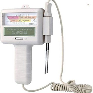 Thiết bị kiểm tra clo Máy đo hàm lượng clo nước 2 trong 1 Bể bơi Dụng cụ đo clo Nước clo PH Tester