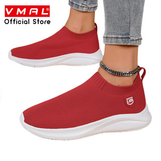 Mùa Xuân Thu Thời Trang Thường Ngày Nhẹ Xu Hướng Phù Hợp Với Fly-Knit Size Lớn Giày Thể Thao Nữ 36-43
