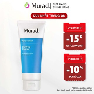 Sữa rửa mặt cho da dầu mụn Murad Clarifying Cleanser 200ml