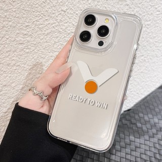 Victor cầu lông Chủ Đề Điện thoại trường hợp đối với iPhone 15 14 13 Promax 12 117P 8p x XR XS đơn giản trong suốt TPU mềm unwrapped ống kính vỏ thể thao trường hợp
