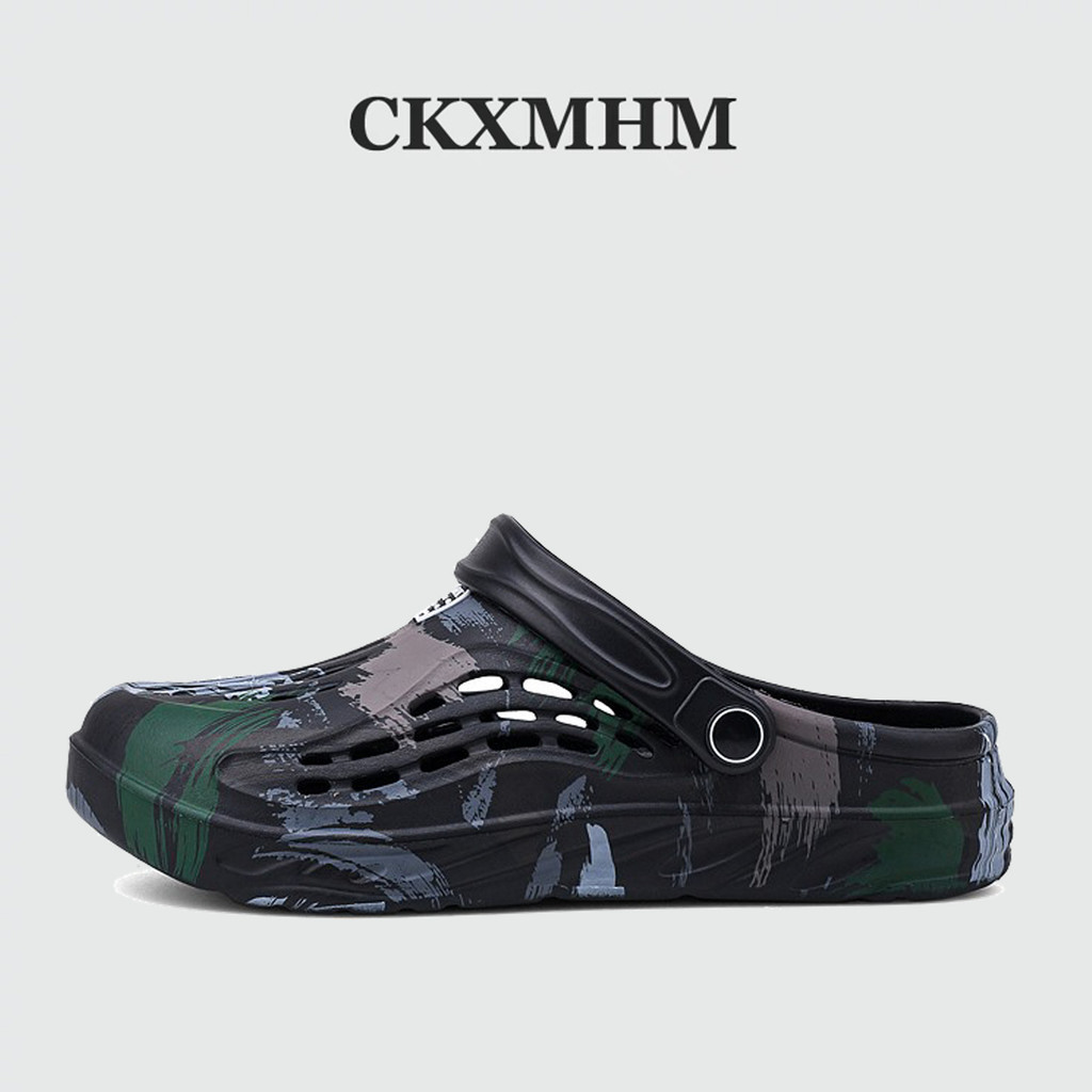 CKXMHM Dép Size Lớn 47 48 49 Giày Lỗ Nam Dép Nam Giày Đi Biển Giày EVA Lỗ